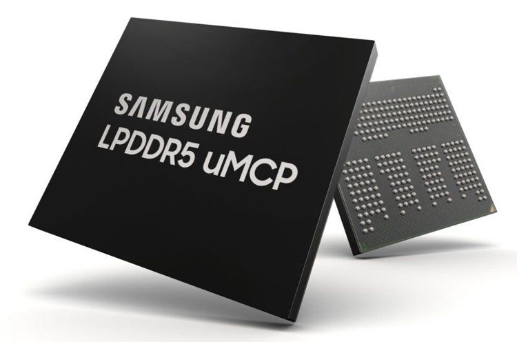 Samsung запустила производство самого быстрого модуля памяти для смартфонов: LPDDR5 и UFS 3.1 в одной микросхеме