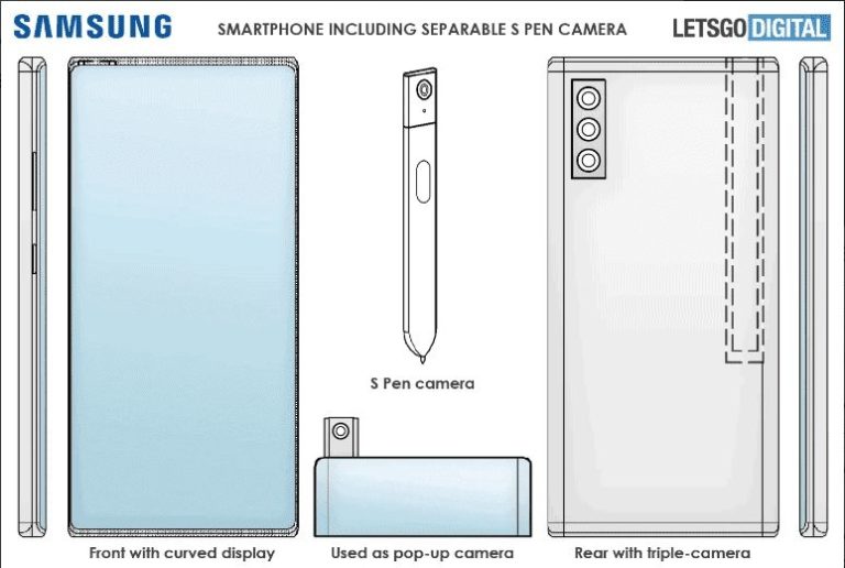 Galaxy Note 22 заховає фронтальну камеру в стилус S Pen