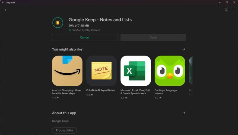 В Windows 11 установили Google Play Store