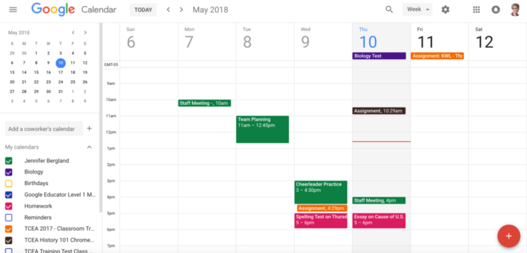 Как распечатать календарь Google