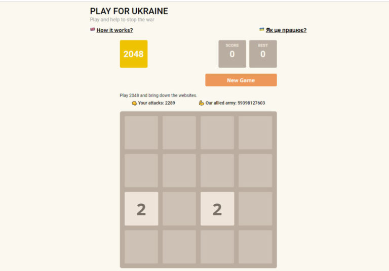 Українці створили гру для блокування російських сайтів