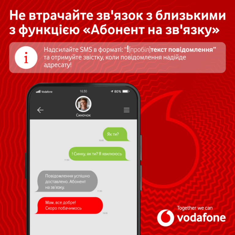 Особливі SMS покажуть, що абонент на зв’язку