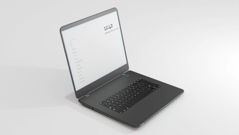 Paper Laptop – ноутбук з «паперовим» екраном