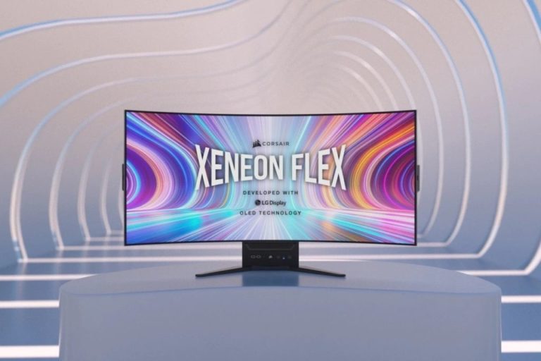 Монітор Corsair Xeneon Flex OLED вигинається для кращого відтворення ігор