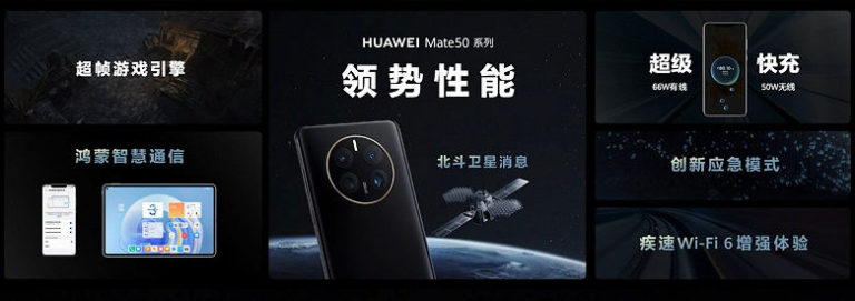 Перший у світі комерційний смартфон із супутниковим зв’язком – Huawei Mate 50 Pro