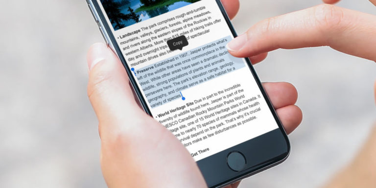 Как скопировать и вставить на iPhone