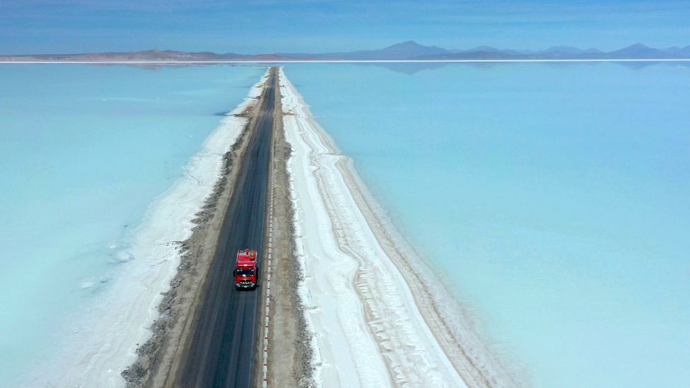 The Salar de Uyuni salt flat in Bolivia holds what is perhaps the world's biggest single deposit (Credit: Pablo Cozzaglio/Getty Images)