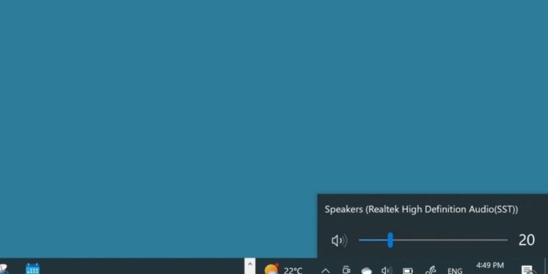 Как в Windows 11 добавить постоянно доступный ползунок громкости