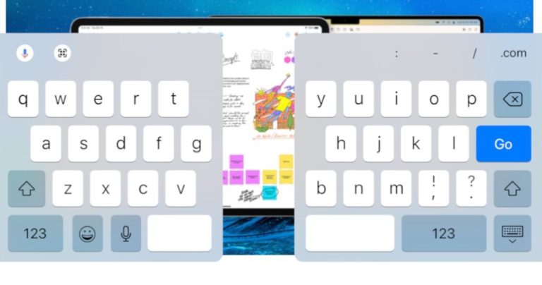 Клавіатура на iPad розділилась на дві частини: як повернути її до стандартного вигляду