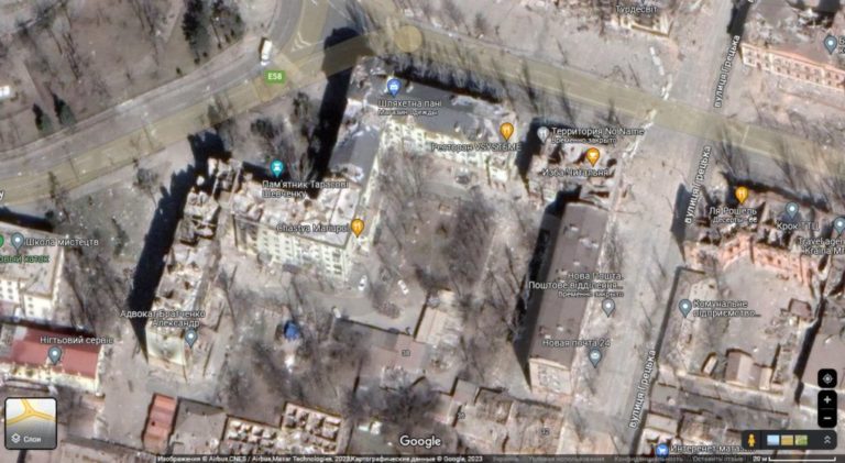 Google Maps оновив супутникові знімки Маріуполя: на карті видно всі руїни