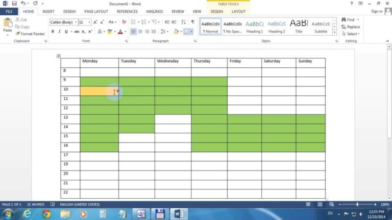 Як додати колір фону до таблиць у Microsoft Word