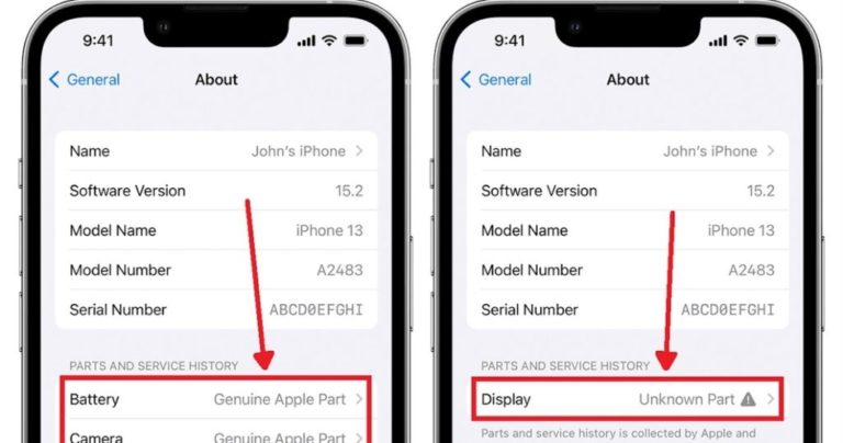 Как узнать, что iPhone ремонтировался неоригинальными запчастями?