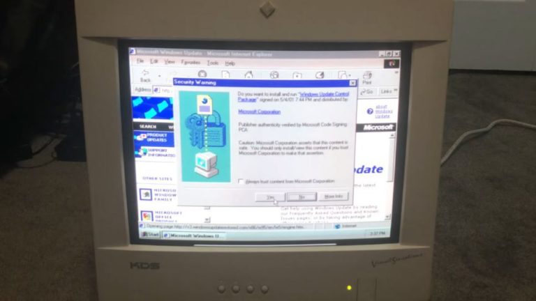 Windows 95 и Windows 98 получили апдейт – его выпустили энтузиасты