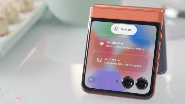Motorola запустила бета-версію Moto AI для Razr і Razr+