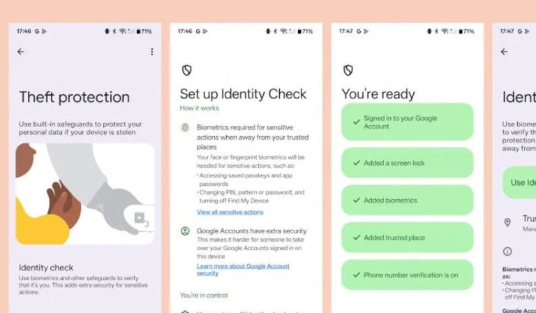 Android 16 заблокує себе у ненадійних локаціях та запитає перевірку особи