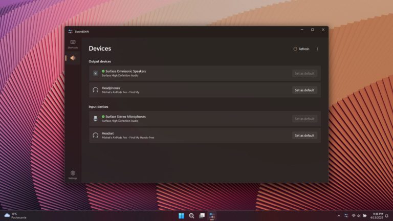 Як швидко перемикатися між аудіопристроями на Windows