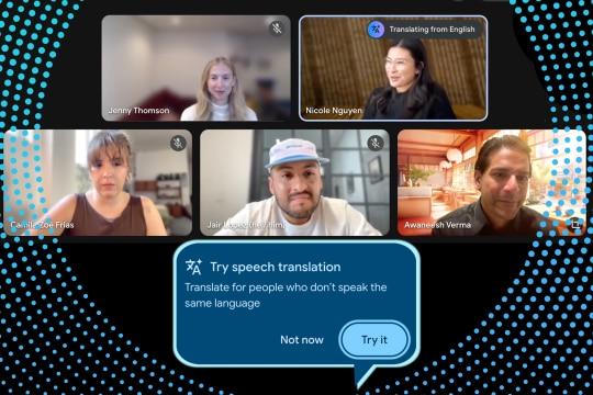 Видеочат Google Meet переводит с имитацией вашего голоса, тона и эмоций