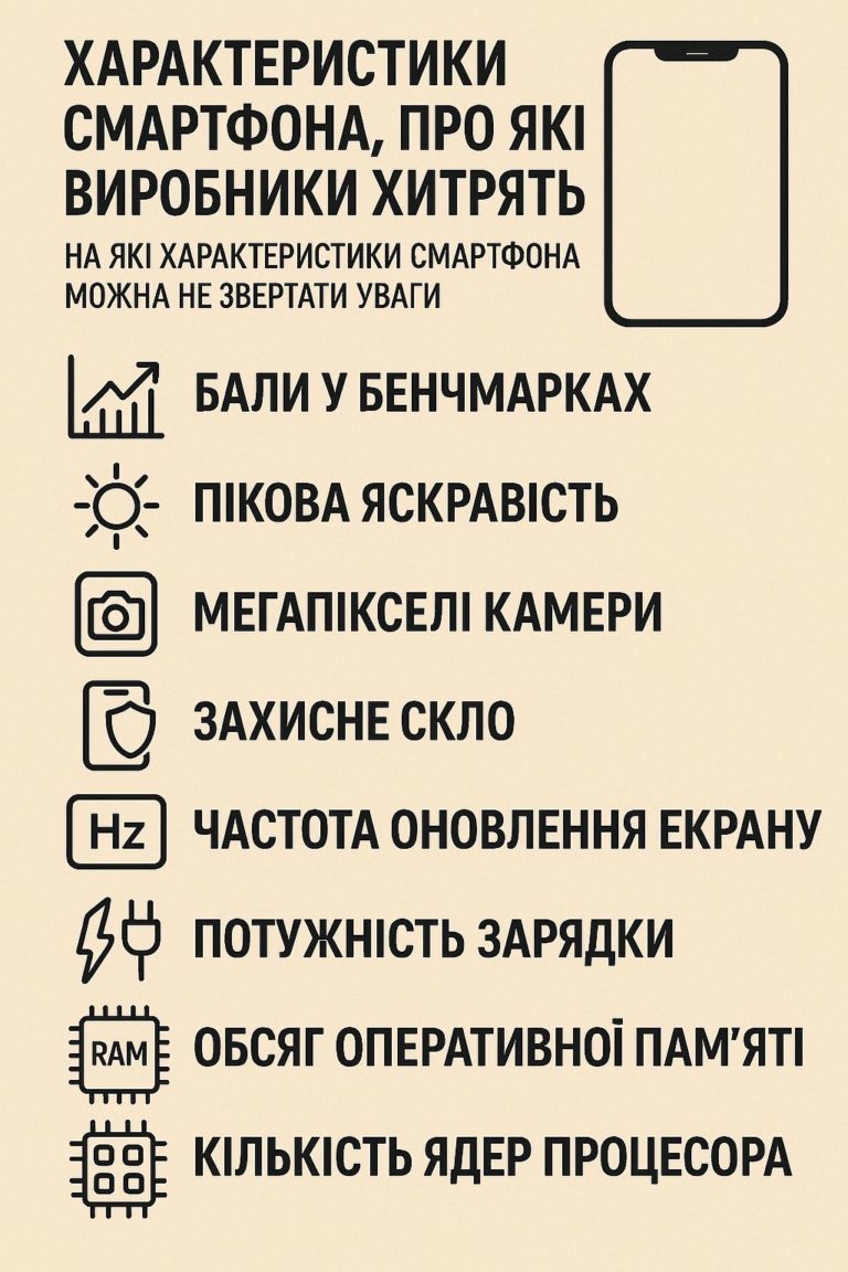 Характеристики смартфона, о которых производители хитрят. На какие характеристики смартфона можно не обращать внимание