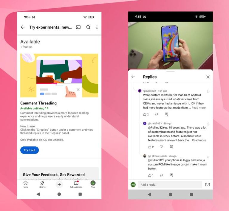На YouTube теперь можно удобно поговорить