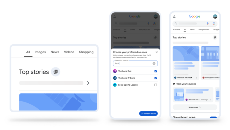 Google разрешил пользователям выбирать, на каких сайтах искать