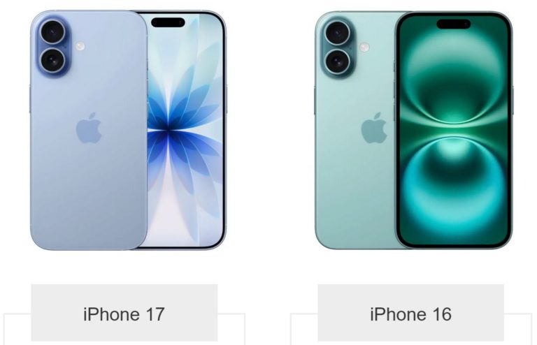 iPhone 17 проти iPhone 16 – який базовий смартфон кращий?