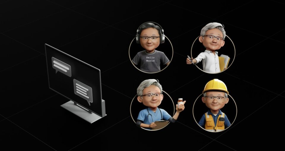 Ілюстрація супрекомп'ютера Jupiter від Nvidia, що демонструє його масштаб і технологічні можливості.