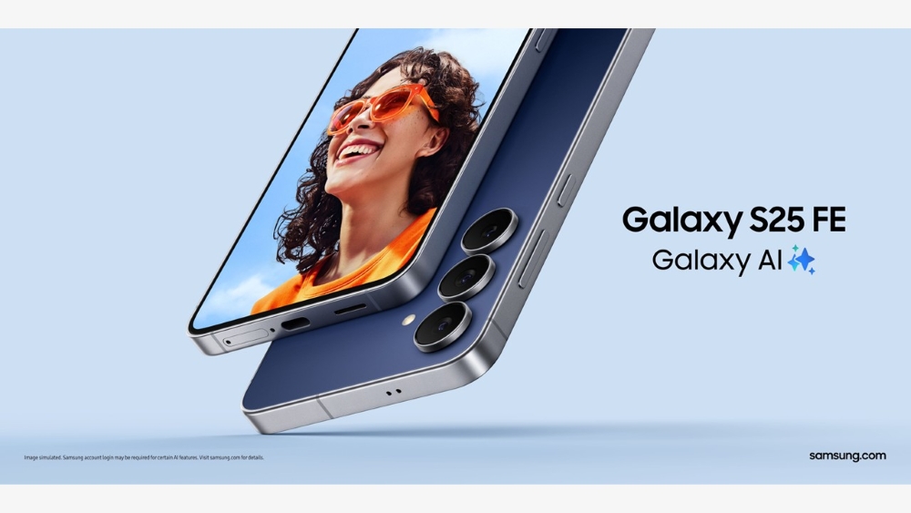 Зображення Samsung Galaxy S25 FE, нового смартфона з інноваційними функціями штучного інтелекту та флагманськими характеристиками.