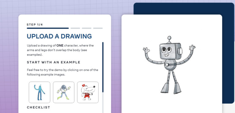 Цей вебсайт оживляє  за кілька секунд намальованих від руки персонажів Цей вебсайт оживляє  за кілька секунд намальованих від руки персонажів