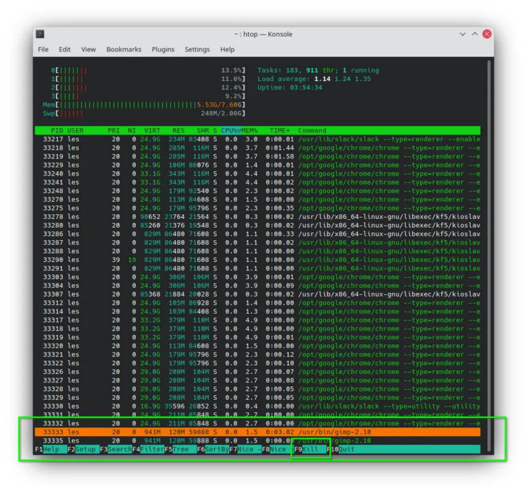 Як відстежувати завантаженість процесора та RAM у будь-якому дистрибутиві Linux Як відстежувати завантаженість процесора та RAM у будь-якому дистрибутиві Linux