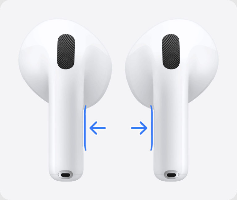 Як керувати гучністю на AirPods Pro 3