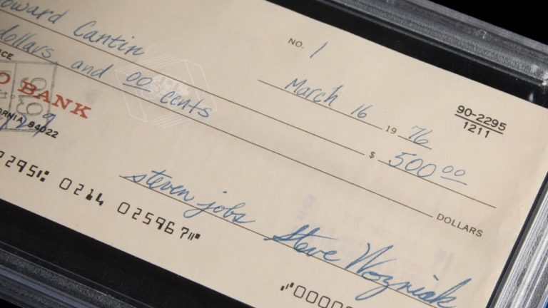 Папірець, який призвів до народження Apple, щойно продали за $2,4 млн