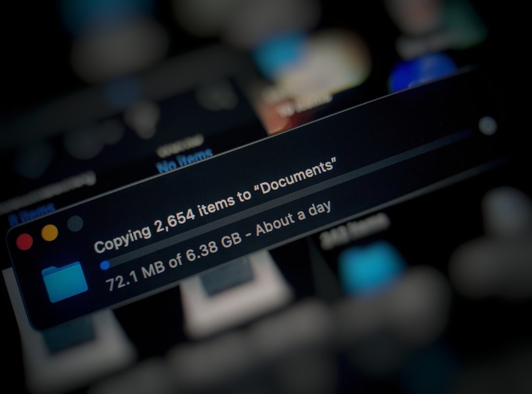 a close up of a computer screen with a blurry background