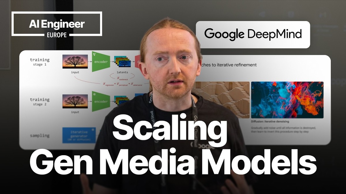 Building Generative Image & Video models at Scale - Sander D