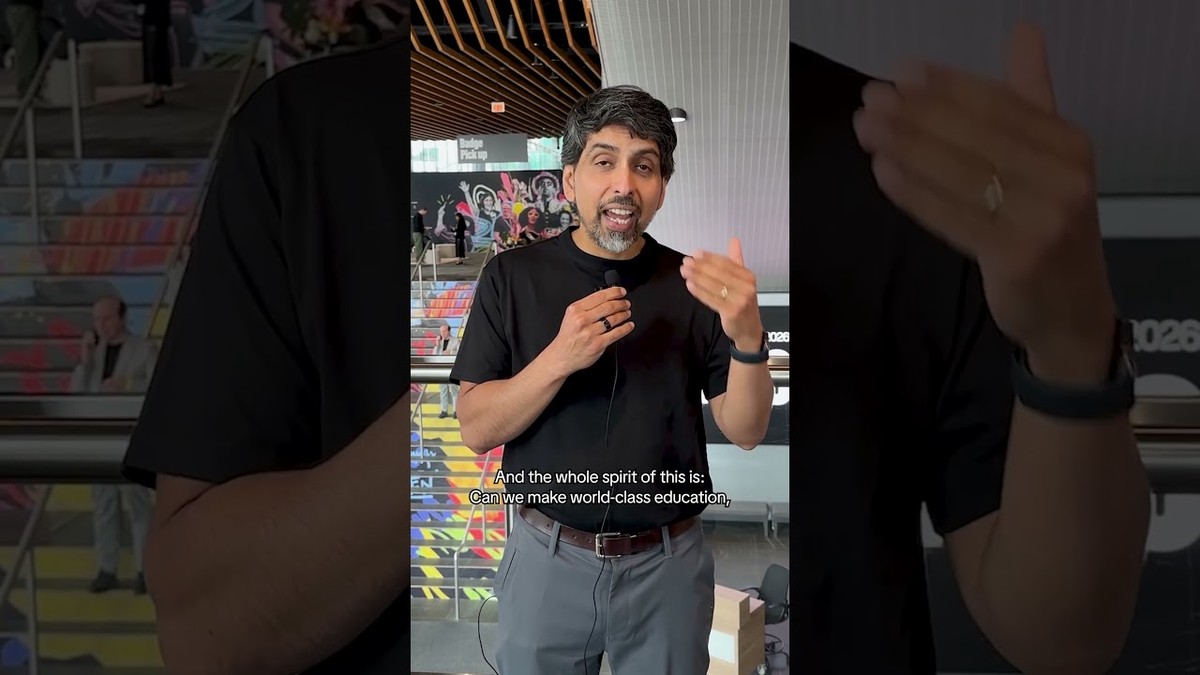 Introducing: The Khan TED Institute. Here’s a special note f