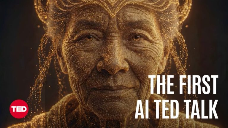 Перша «AI-промова» на TED: що штучний інтелект нагадує людям про людяність