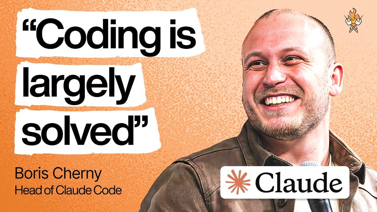 Head of Claude Code: What happens after coding is solved | B