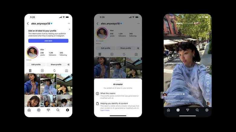 Instagram тестує опціональні мітки AI-креаторів