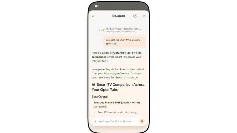 Microsoft відмовляється від Copilot Mode в Edge