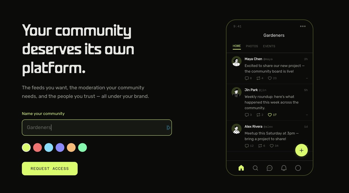 Acorn пропонує альтернативу спільнотам X