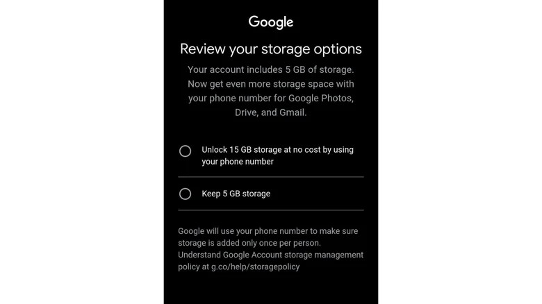 Нові акаунти Google можуть отримати лише 5 ГБ безкоштовно