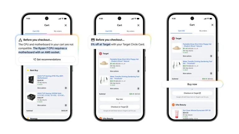 Google запускає Universal Cart для онлайн‑шопінгу