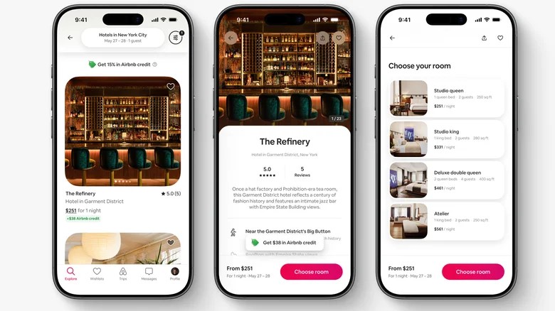 Airbnb запускає бронювання готелів і доставку продуктів