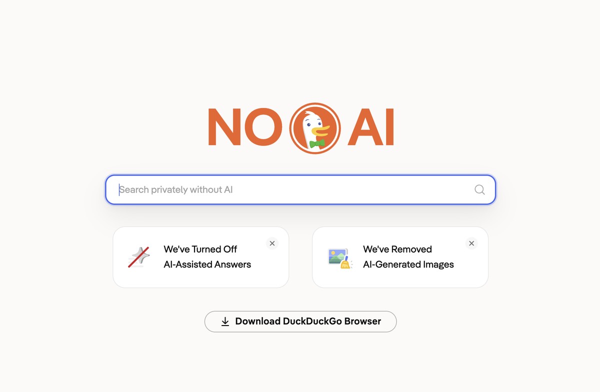 Встановлення DuckDuckGo зросли на 30% через AI-пошук Google