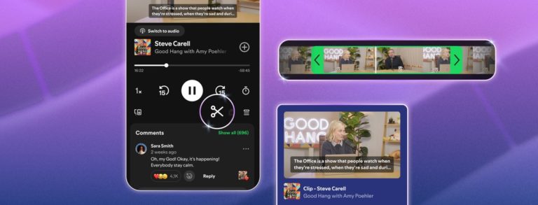 Spotify дозволяє вирізати моменти з подкастів