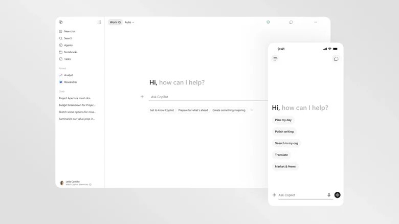 Microsoft оновила стриманий дизайн Copilot у Microsoft 365