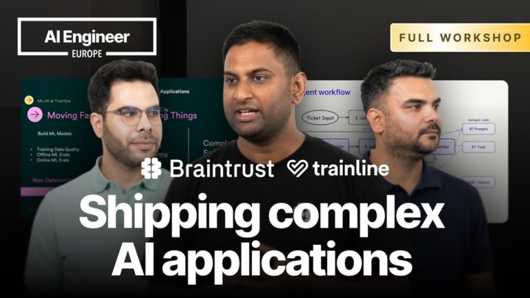 Як побудувати реалістичного AI-агента підтримки: розбір воркшопу Braintrust & Trainline