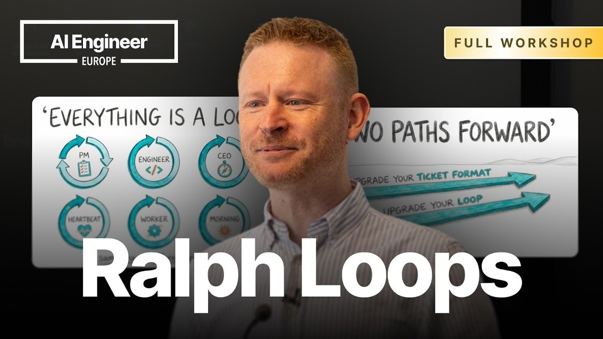 Ralph Loops: Build Dumb AI Loops That Ship — Chris Parsons, 