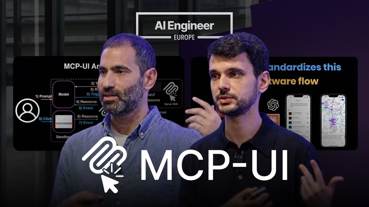 MCP UI: Extending the frontier — Liad Yosef and Ido Salomon,