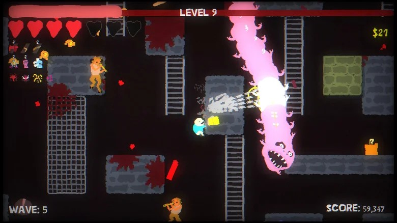 Blood Dungeon поєднує Vampire Survivors і Spelunky