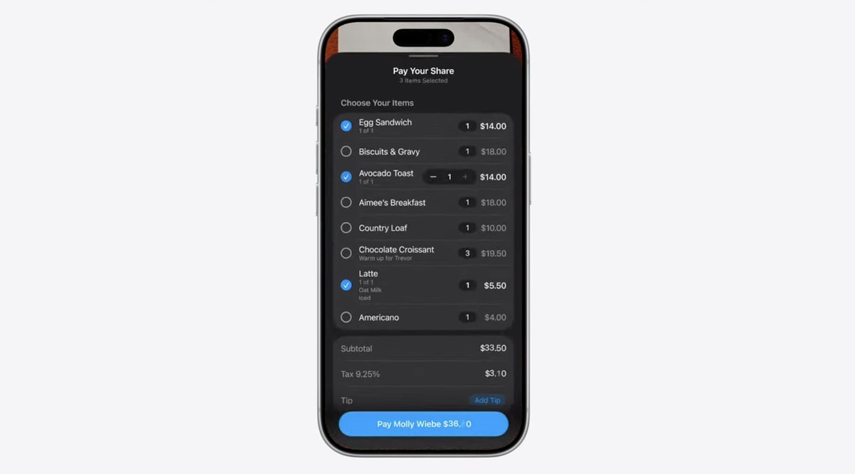 Apple спростила поділ рахунку новим режимом Siri в Камері